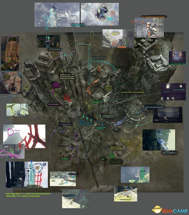 最後的守護者地圖全場景一覽 最後的守護者地圖預覽