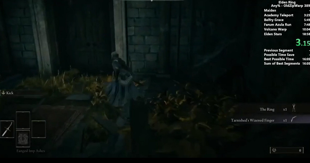 自己卷自己！大神17分43秒速通《艾爾登法環》刷新記錄