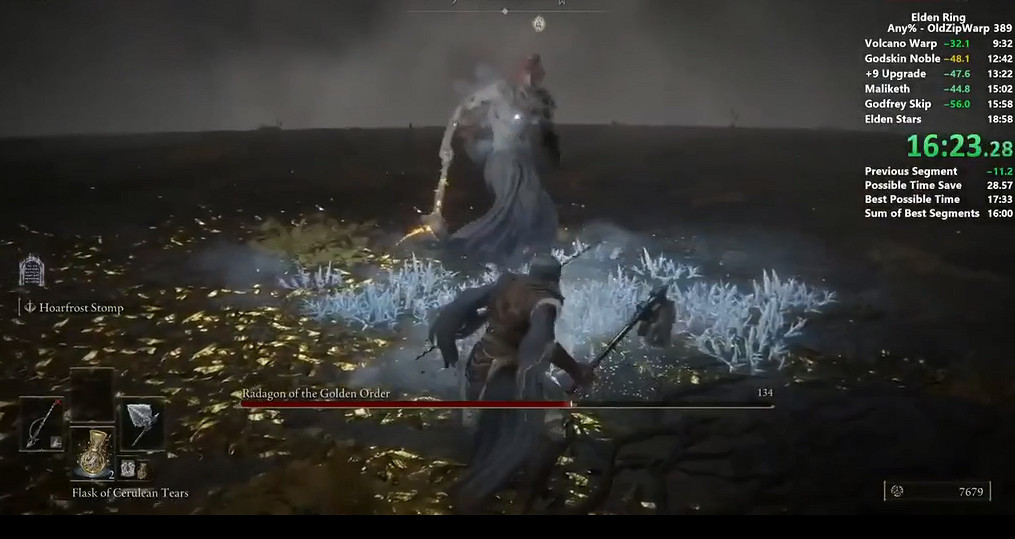 自己卷自己！大神17分43秒速通《艾爾登法環》刷新記錄