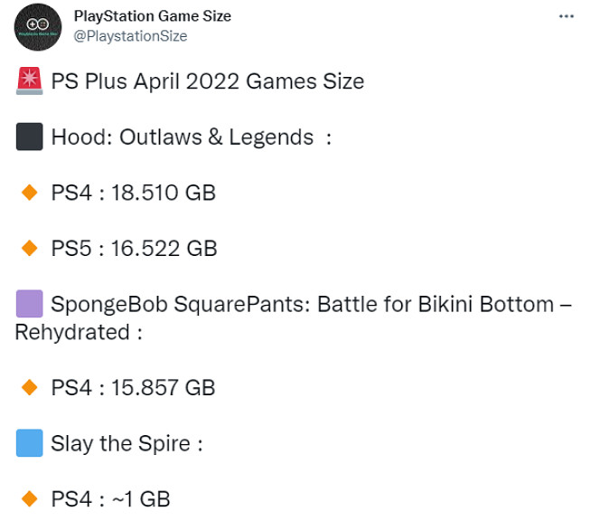 4月PS Plus會免遊戲容量大小曝光 預留35GB空間即可 4月PS Plus會免遊戲容量大小曝光 預留35GB空間即可