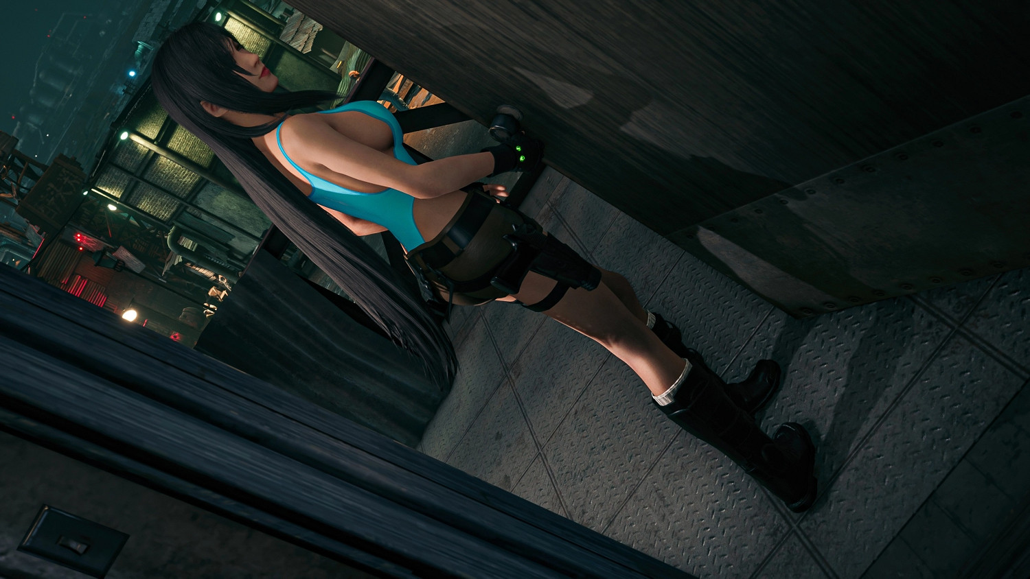 《最終幻想7重製版》新mod讓蒂法換上勞拉經典造型! 《最終幻想7重製版》新mod讓蒂法換上勞拉經典造型!