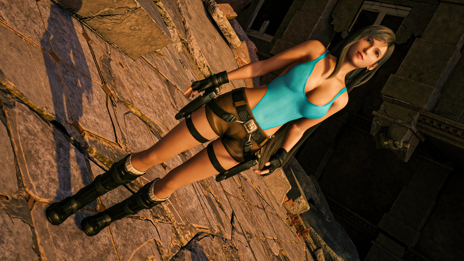 《最終幻想7重製版》新mod讓蒂法換上勞拉經典造型! 《最終幻想7重製版》新mod讓蒂法換上勞拉經典造型!