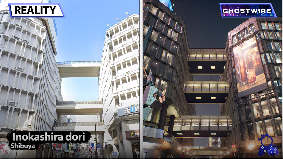 還原度滿分!《幽靈線:東京》遊戲場景和現實地點對比 還原度滿分!《幽靈線:東京》遊戲場景和現實地點對比