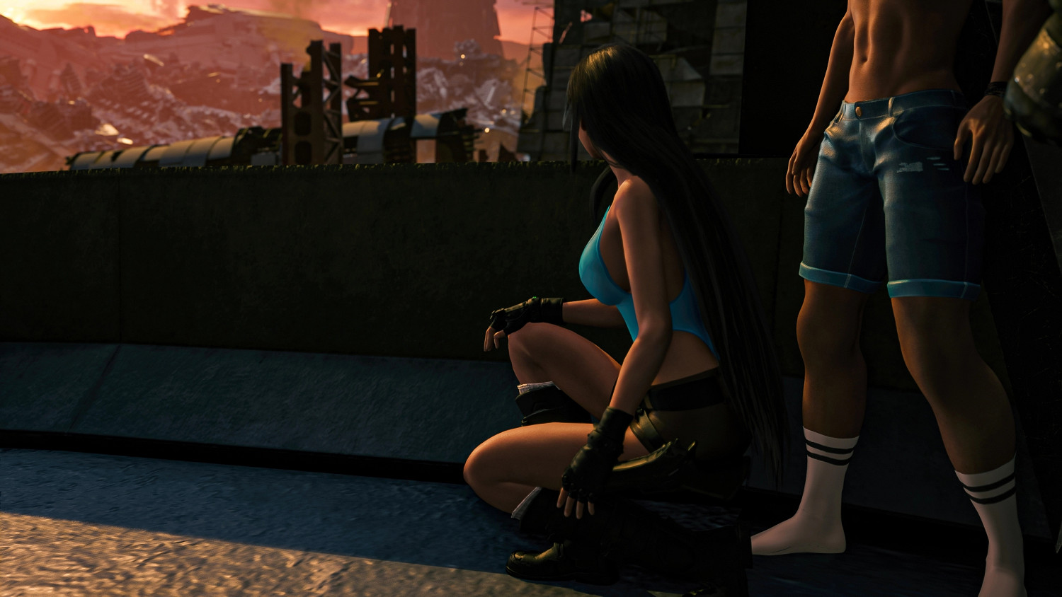 《最終幻想7重製版》新mod讓蒂法換上勞拉經典造型! 《最終幻想7重製版》新mod讓蒂法換上勞拉經典造型!