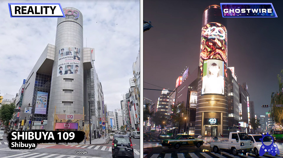 還原度滿分!《幽靈線:東京》遊戲場景和現實地點對比 還原度滿分!《幽靈線:東京》遊戲場景和現實地點對比