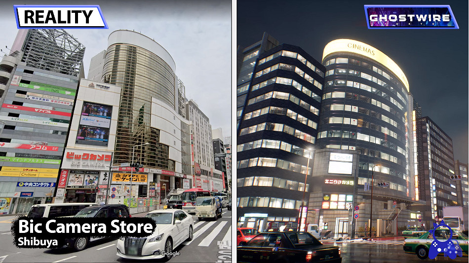 還原度滿分!《幽靈線:東京》遊戲場景和現實地點對比 還原度滿分!《幽靈線:東京》遊戲場景和現實地點對比
