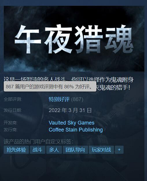 Steam新遊《午夜獵魂》為啥好玩?融合多款遊戲優點 Steam新遊《午夜獵魂》為啥好玩?融合多款遊戲優點