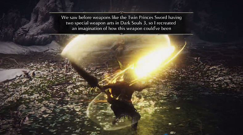 女武神的雙頭刀!《艾爾登法環》發現未實裝武器! 女武神的雙頭刀!《艾爾登法環》發現未實裝武器!