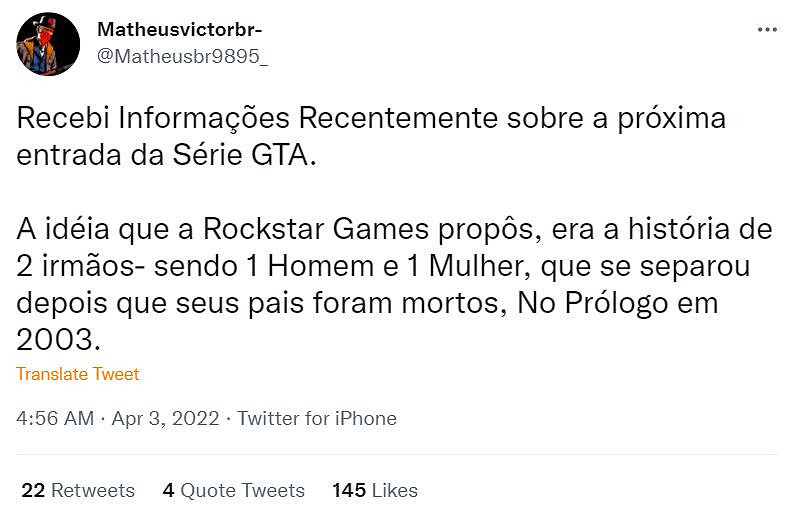 傳《GTA6》可能是兄妹/姐弟雙主角 開局就戳人淚點！