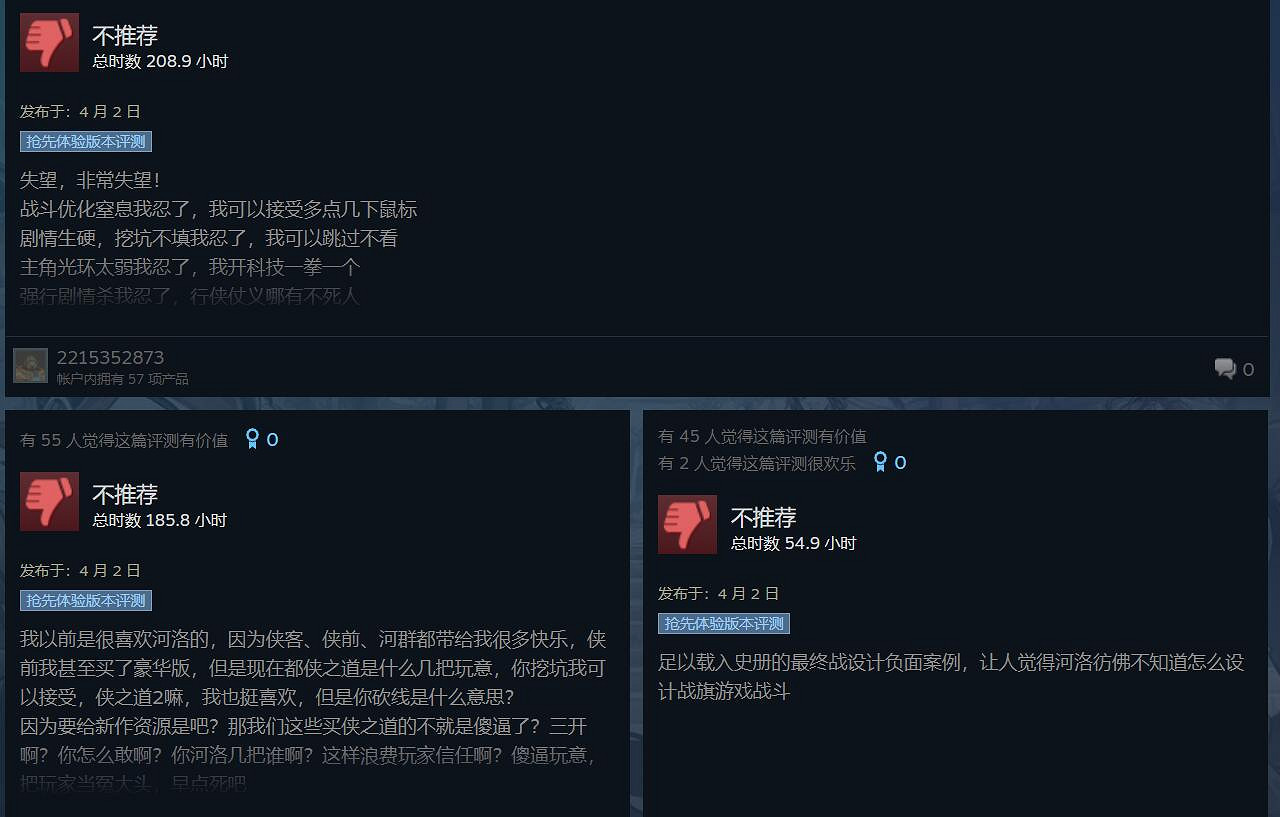 《俠之道》第3年更新翻車 Steam好評率跌為褒貶不一