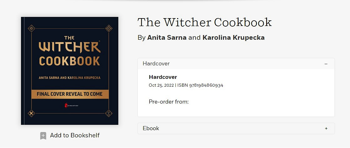 《巫師3》官方美食菜譜10.25發布！實體書定價35美元