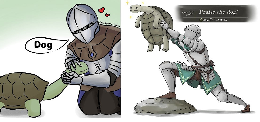 《艾爾登法環》中的烏龜出自馬丁之手? 網友:我有證據! 《艾爾登法環》中的烏龜出自馬丁之手? 網友:我有證據!