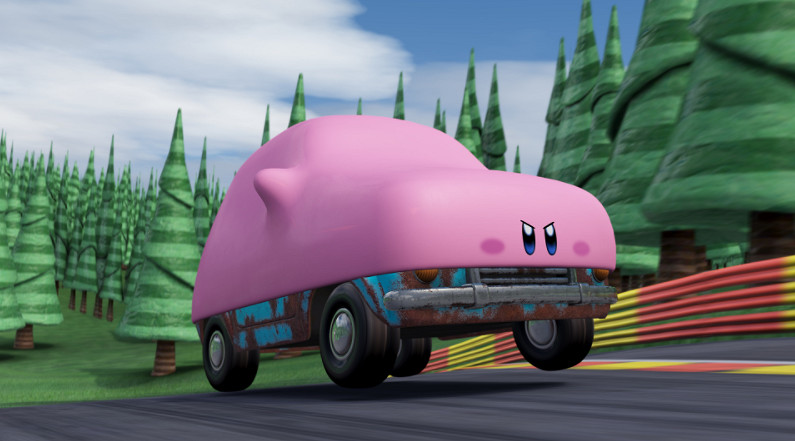 竟然毫無違和感!《神力科莎出賽準備》星之卡比賽車MOD發布 竟然毫無違和感!《神力科莎出賽準備》星之卡比賽車MOD發布