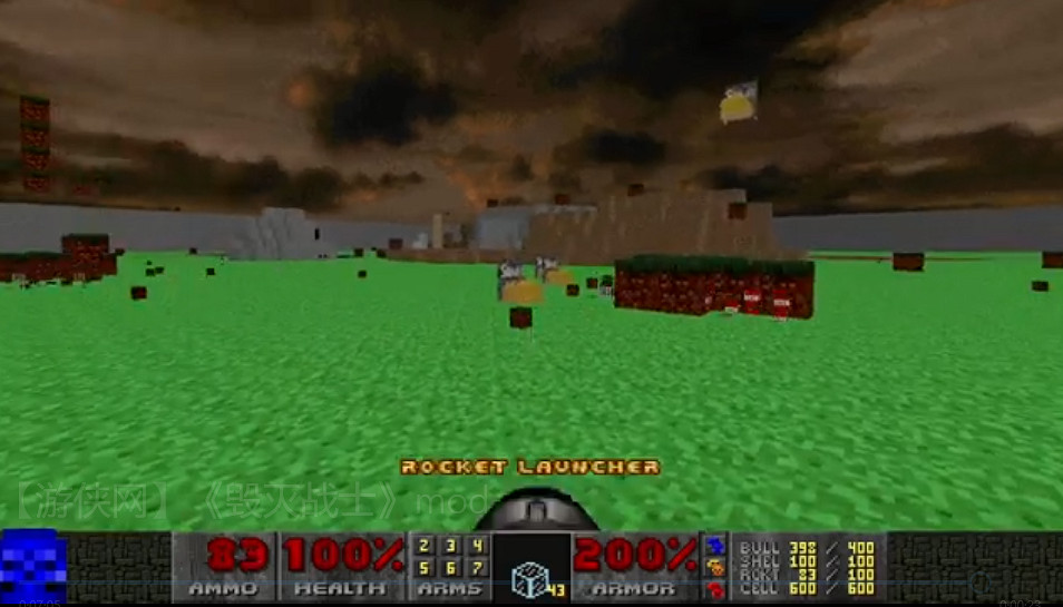 真的能做到!在初代《毀滅戰士》中運行《當個創世神麥塊》 真的能做到!在初代《毀滅戰士》中運行《當個創世神麥塊》