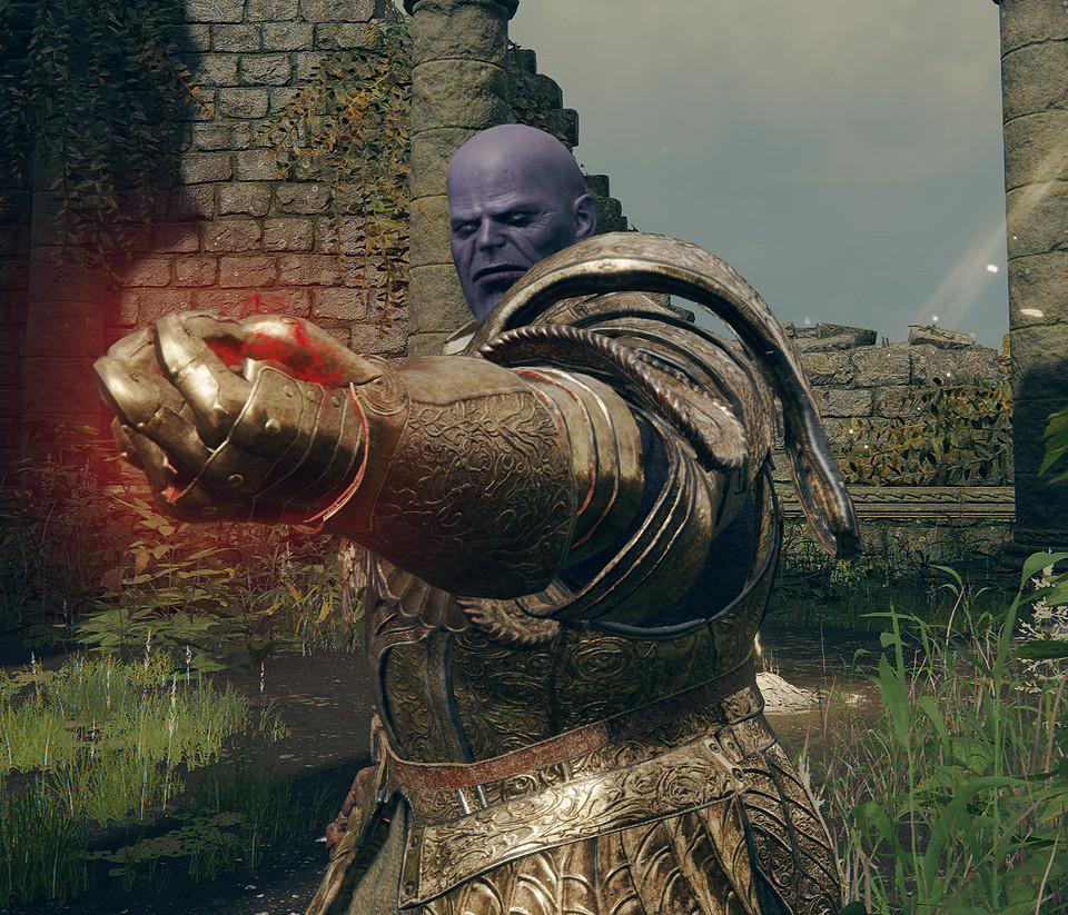 玩家在《艾爾登法環》中捏出滅霸！100%還原 壓迫感滿分！