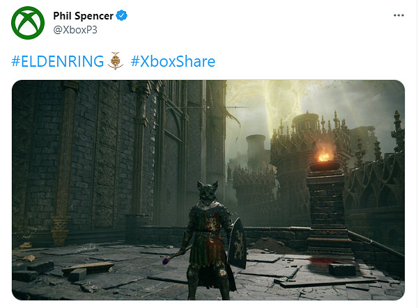 這水平太菜了!Xbox老大玩《艾爾登法環》22小時才打完惡兆 這水平太菜了!Xbox老大玩《艾爾登法環》22小時才打完惡兆