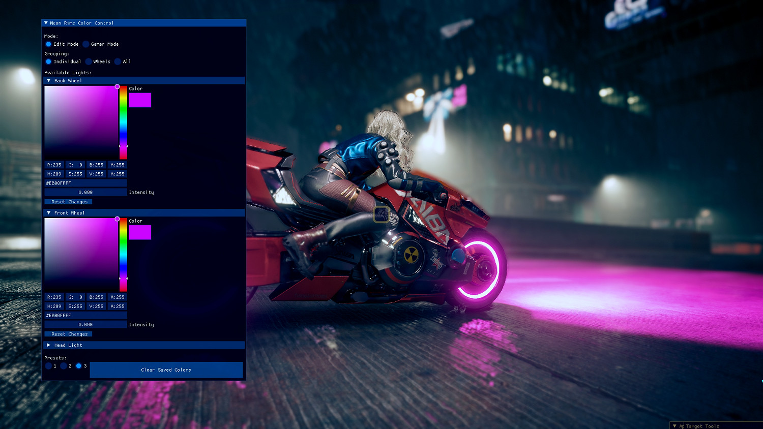 《電馭叛客2077》摩托車燈效mod!夜之城炸街必備! 《電馭叛客2077》摩托車燈效mod!夜之城炸街必備!