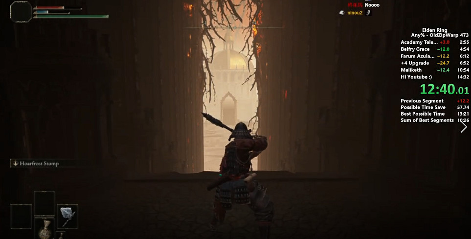 最終Boss都不值得看一眼？《艾爾登法環》14分8秒速通影片