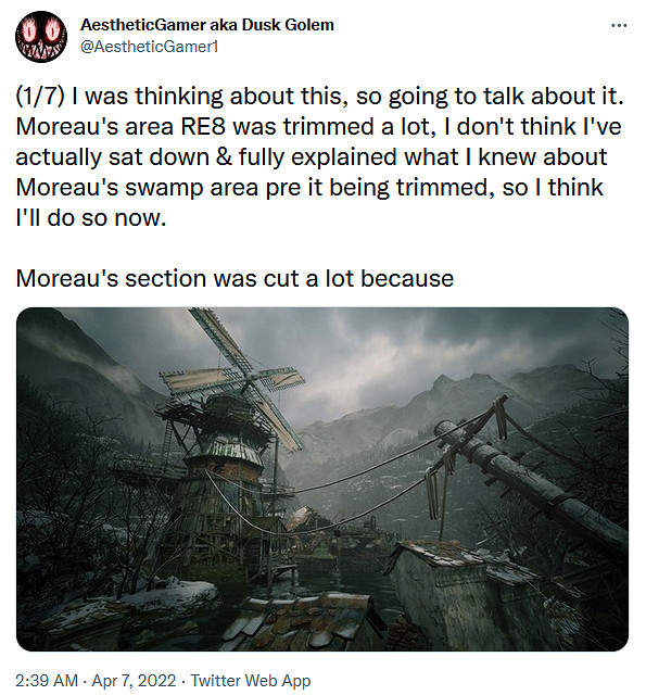 《惡靈古堡8》沼澤地區刪減內容!曾有美人魚造型怪物 《惡靈古堡8》沼澤地區刪減內容!曾有美人魚造型怪物