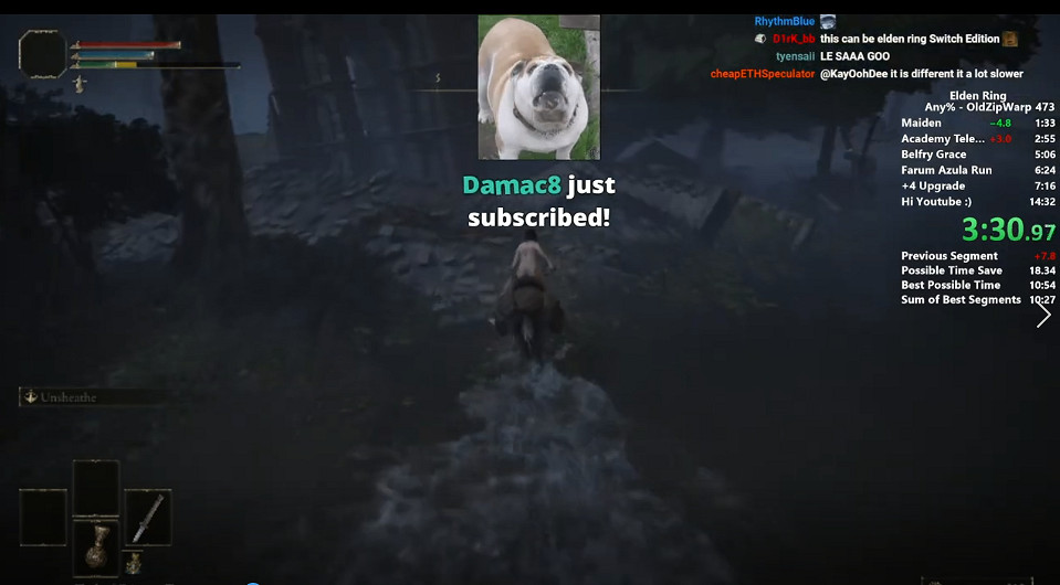 最終Boss都不值得看一眼？《艾爾登法環》14分8秒速通影片