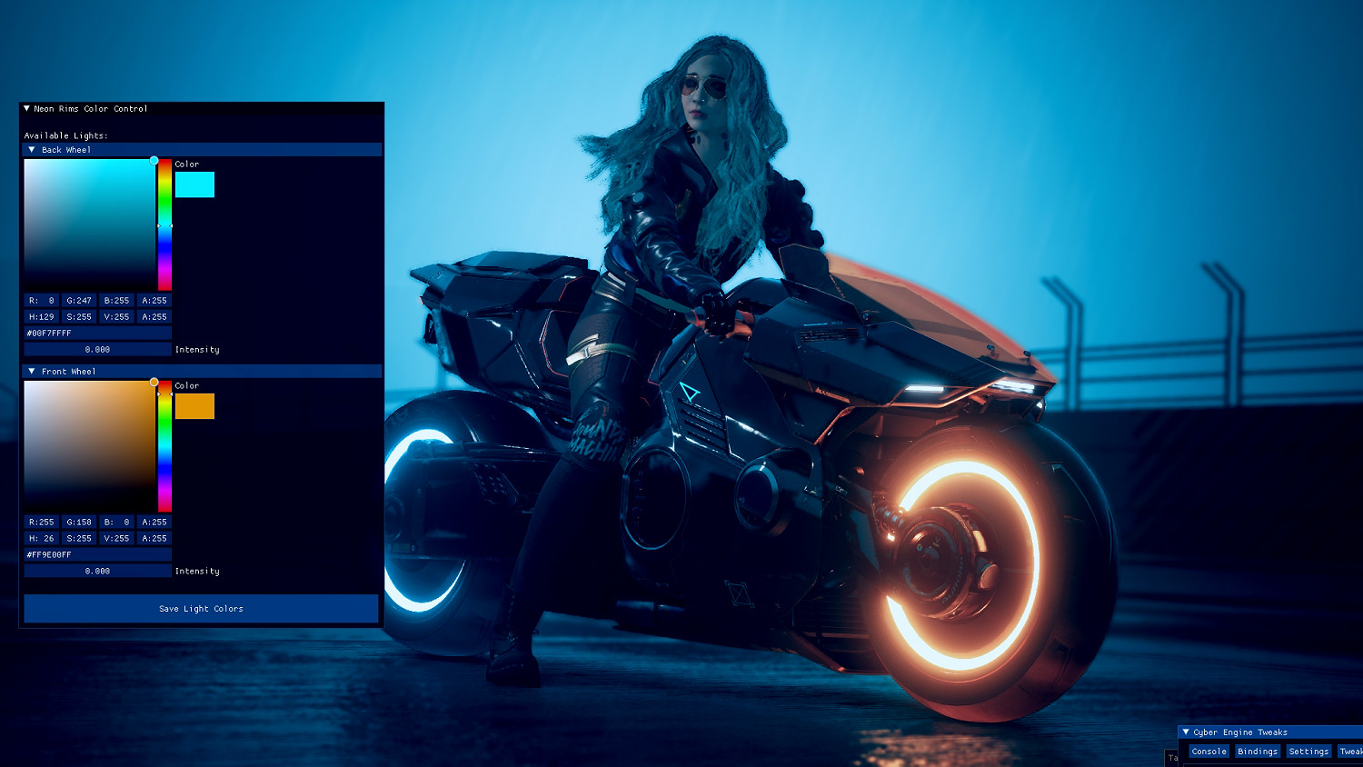 《電馭叛客2077》摩托車燈效mod!夜之城炸街必備! 《電馭叛客2077》摩托車燈效mod!夜之城炸街必備!