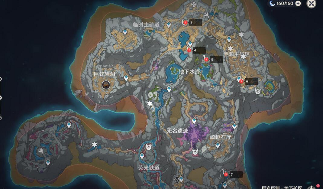 《原神》層岩巨淵壓力機關在哪？層岩巨淵壓力機關位置點分享