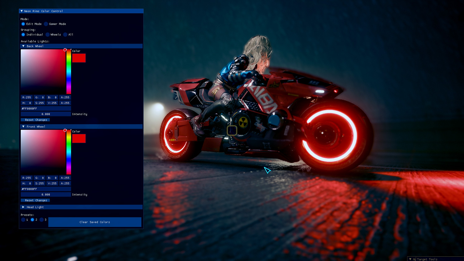 《電馭叛客2077》摩托車燈效mod!夜之城炸街必備! 《電馭叛客2077》摩托車燈效mod!夜之城炸街必備!