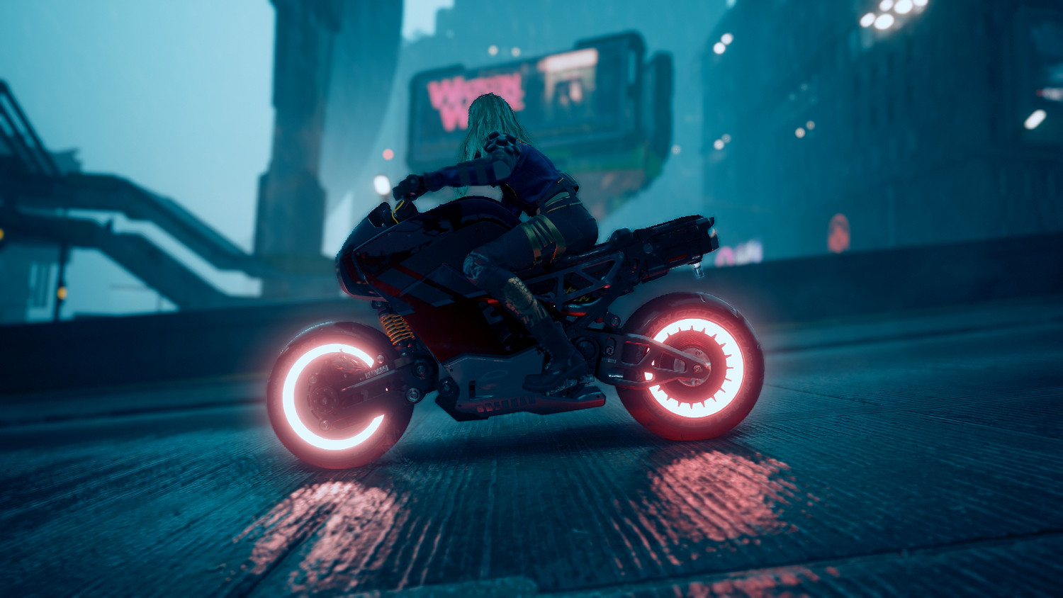 《電馭叛客2077》摩托車燈效mod!夜之城炸街必備! 《電馭叛客2077》摩托車燈效mod!夜之城炸街必備!