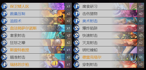 《爐石戰記》任務獵人卡組2022 奧特蘭克的決裂任務獵怎麽組 《爐石戰記》任務獵人卡組2022 奧特蘭克的決裂任務獵怎麽組