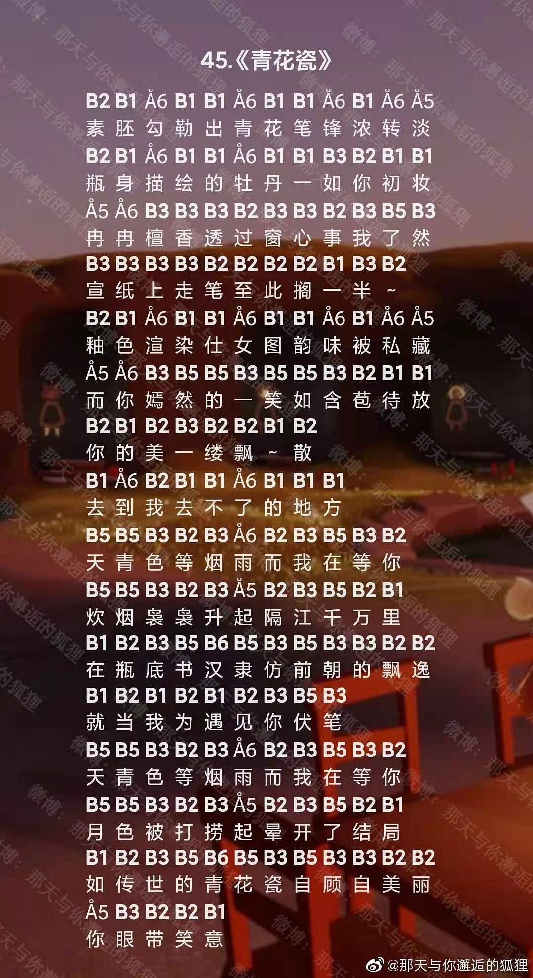 《光遇》潛海季青花瓷怎麽演奏 潛海季青花瓷演奏樂譜一覽 《光遇》潛海季青花瓷怎麽演奏 潛海季青花瓷演奏樂譜一覽