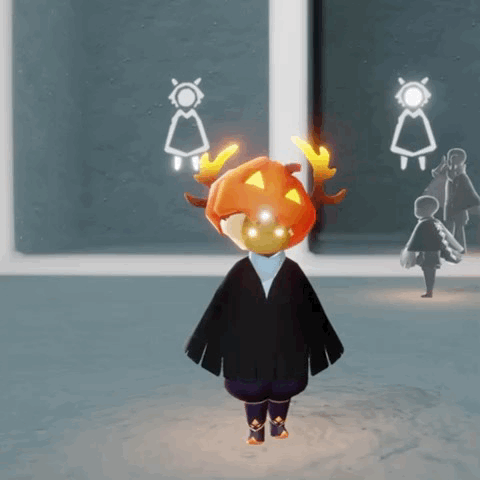 《光遇》偷看動作展示 光遇物品圖鑒展示