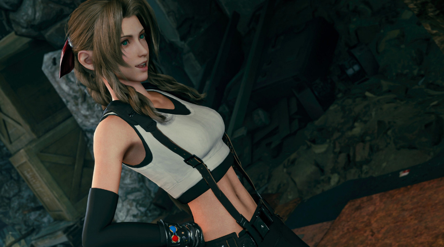 追求刺激！《FF7RE》換裝MOD：愛麗絲穿蒂法的衣服！