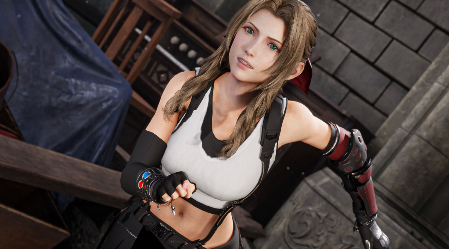 追求刺激！《FF7RE》換裝MOD：愛麗絲穿蒂法的衣服！
