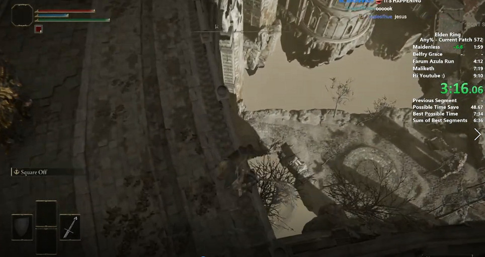 出來看上帝啦！ 大神8分56秒再次刷新《艾爾登法環》記錄