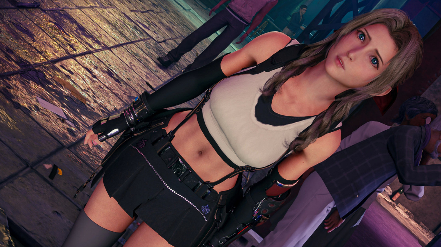 追求刺激！《FF7RE》換裝MOD：愛麗絲穿蒂法的衣服！