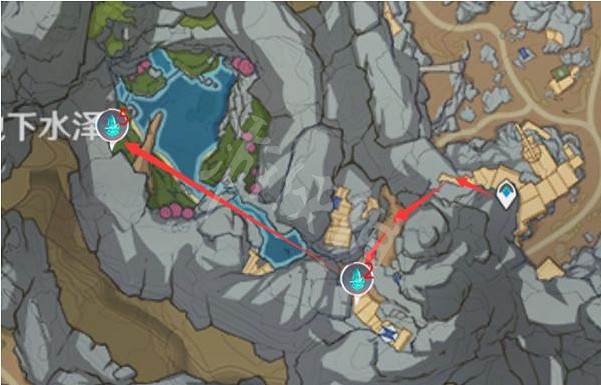 《原神》水晶礦石在哪採集？層岩巨淵水晶礦石收集路線分享