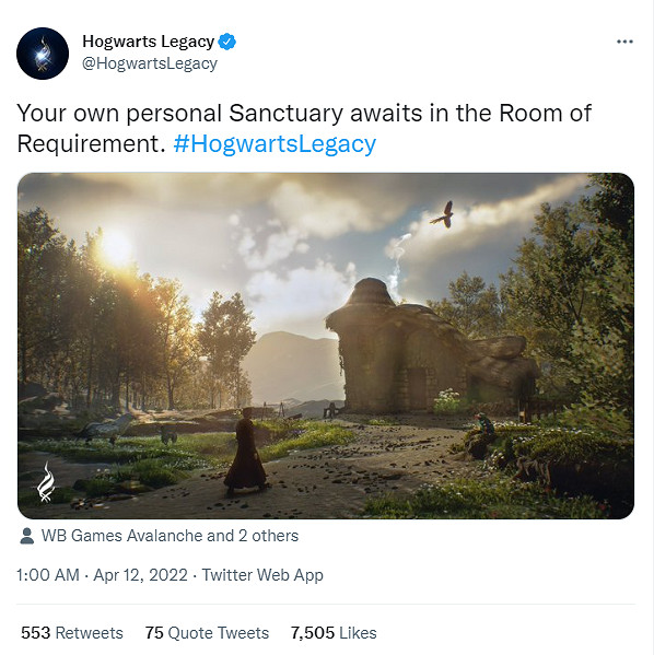 3A級的畫面！哈利波特大作《霍格華茲的傳承》新圖公布