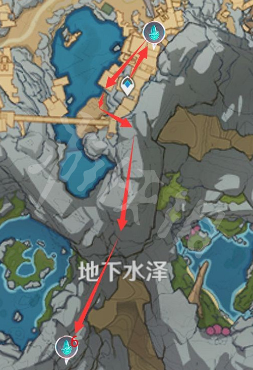 《原神》水晶礦石在哪採集？層岩巨淵水晶礦石收集路線分享