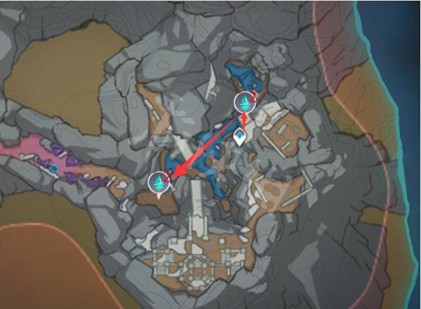 《原神》水晶礦石在哪採集？層岩巨淵水晶礦石收集路線分享