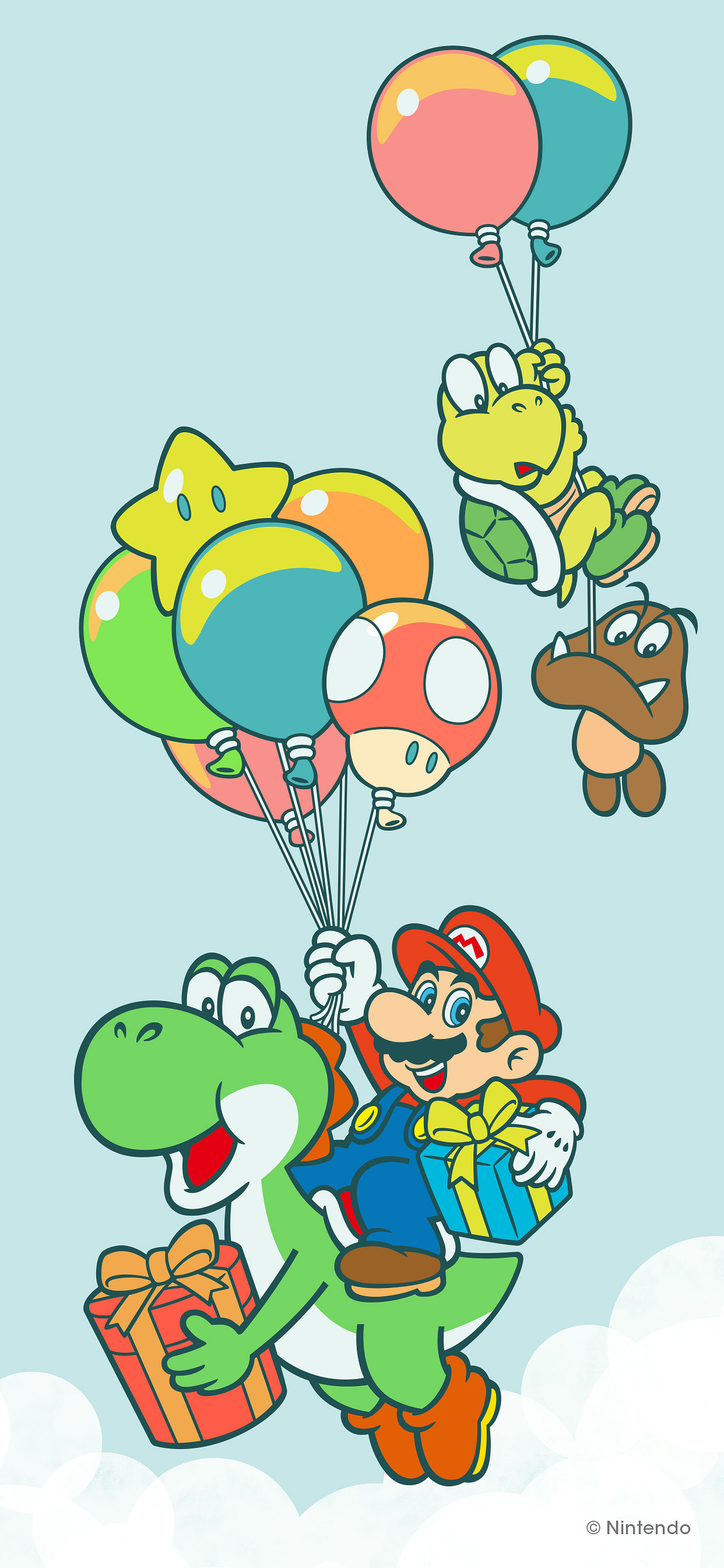 任天堂發布生日主題壁紙 第一方巨星雲集內藏神秘嘉賓