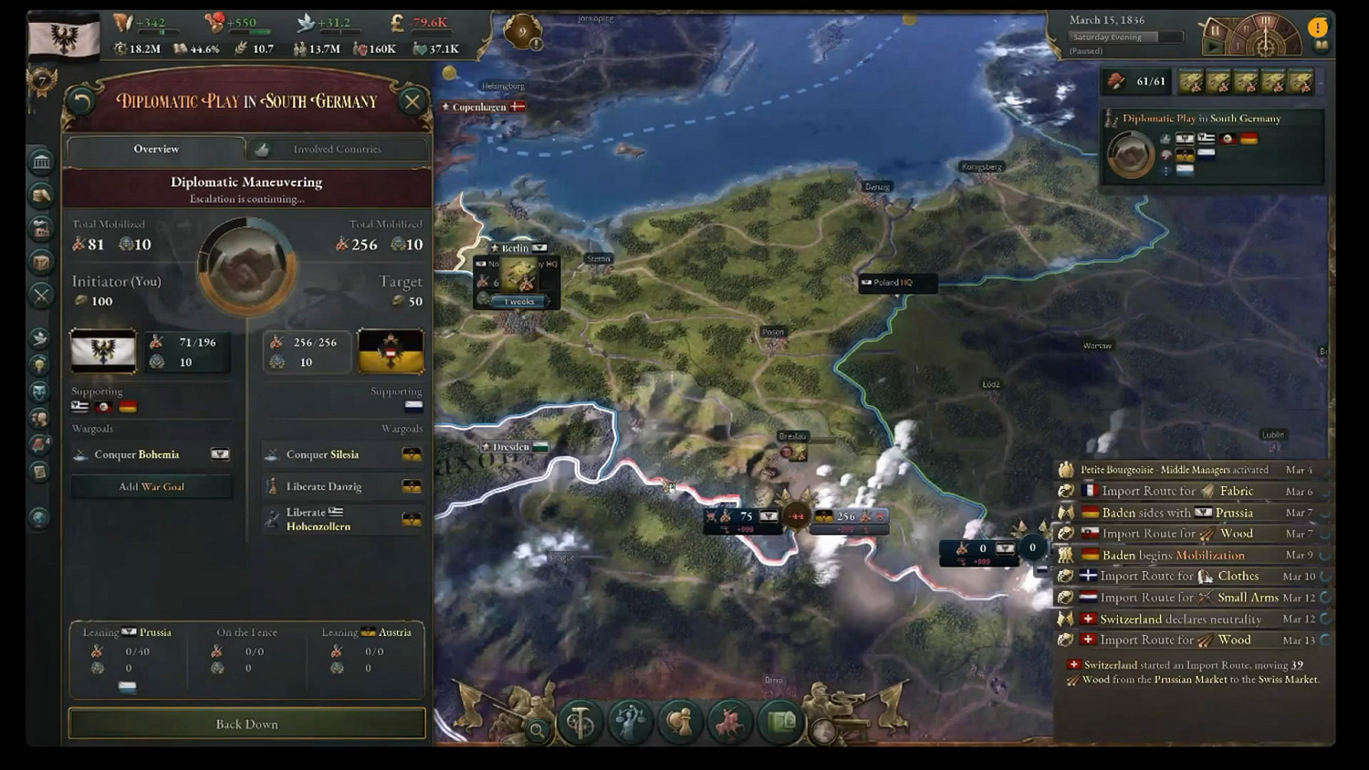 即將刪除!P社策略大作《維多利亞3》試玩影像泄露 即將刪除!P社策略大作《維多利亞3》試玩影像泄露