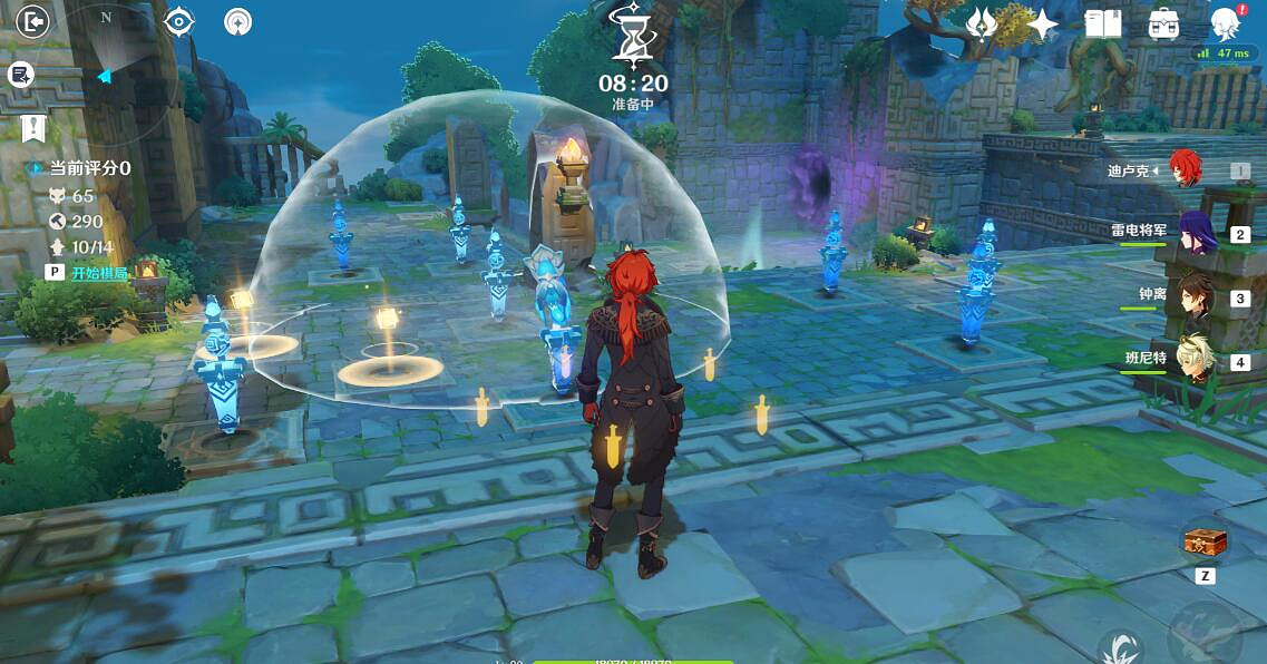 《原神》機關棋譚春幾回火列星屯怎麽滿分？