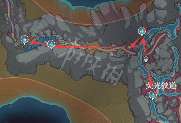 《原神》水晶礦石在哪採集？層岩巨淵水晶礦石收集路線分享