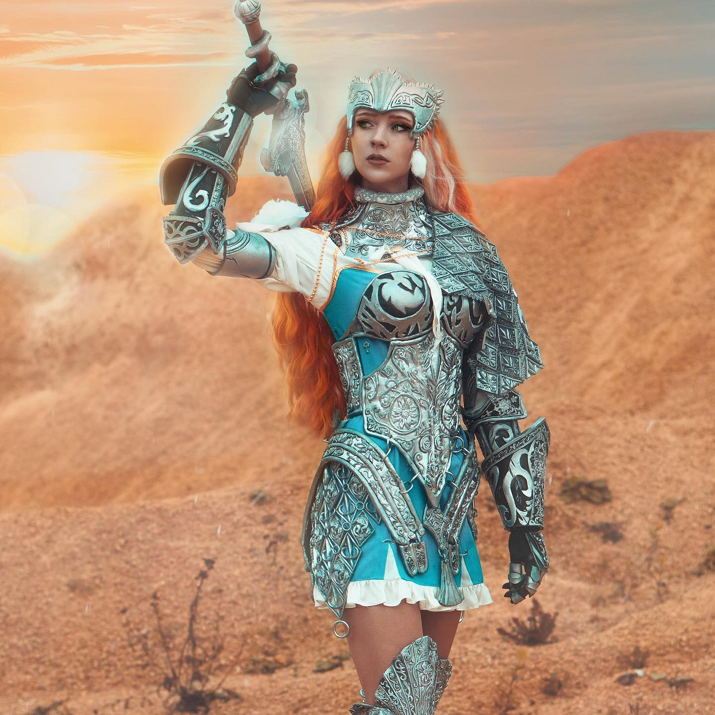 女菩薩二階呢？俄妹COS《艾爾登法環》女武神視效拉滿