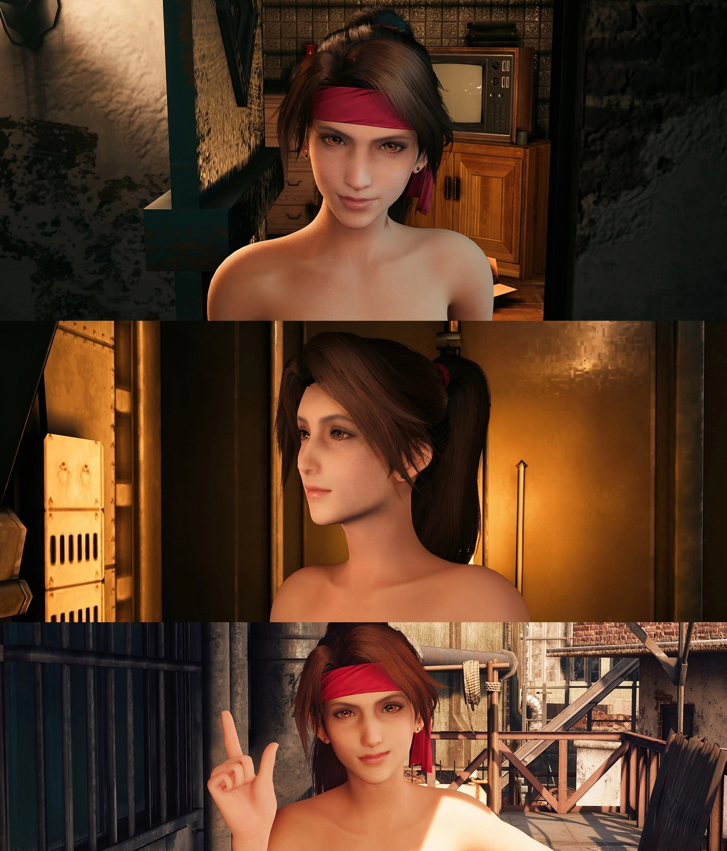 非主角也難逃此劫！《FF7重製》傑西4K全身模型mod