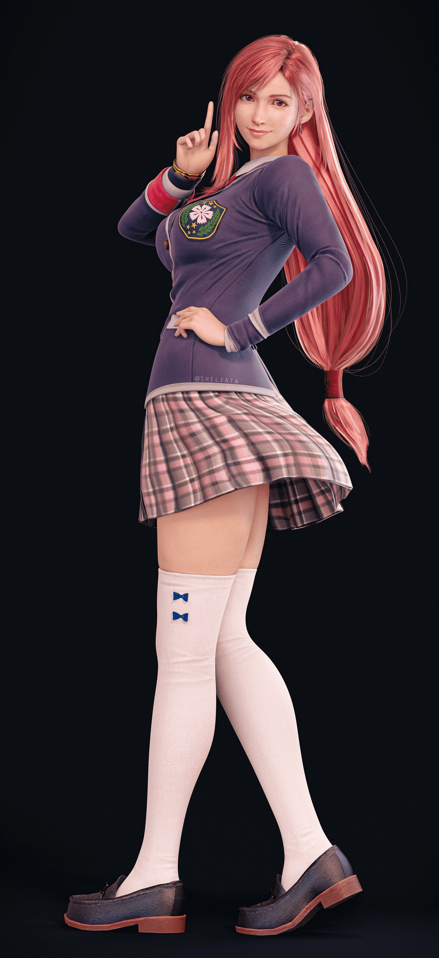 《FF7re》知名Coser蒂法新作《生死格鬥》穗乃果MOD! 《FF7re》知名Coser蒂法新作《生死格鬥》穗乃果MOD!