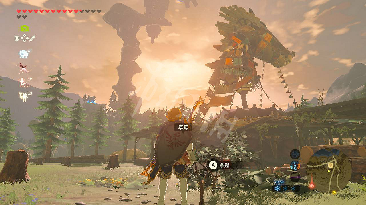 《塞爾達傳說曠野之息》草莓哪裡多？草莓位置介紹