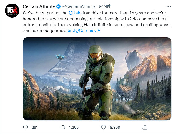 Certain Affinity正在為《最後一戰:無限》開發新內容! Certain Affinity正在為《最後一戰:無限》開發新內容!