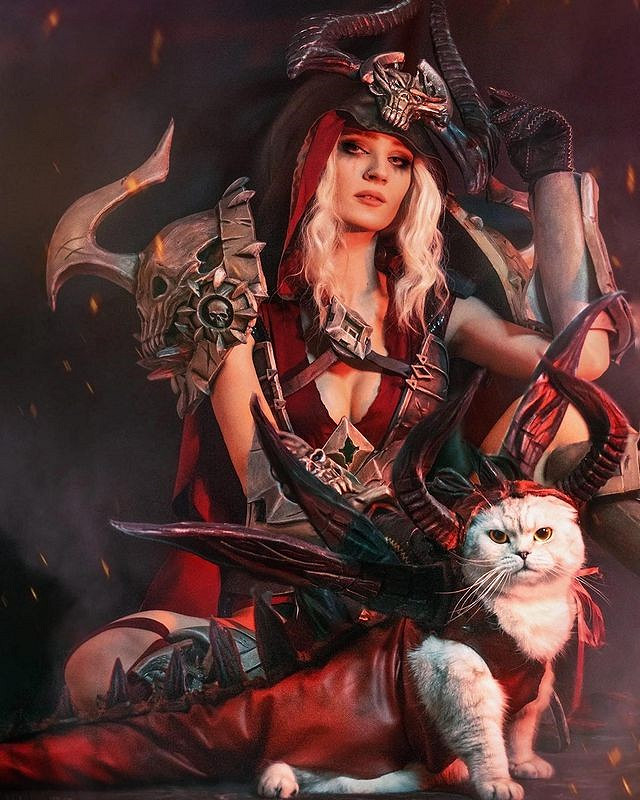 女菩薩二階呢？俄妹COS《艾爾登法環》女武神視效拉滿