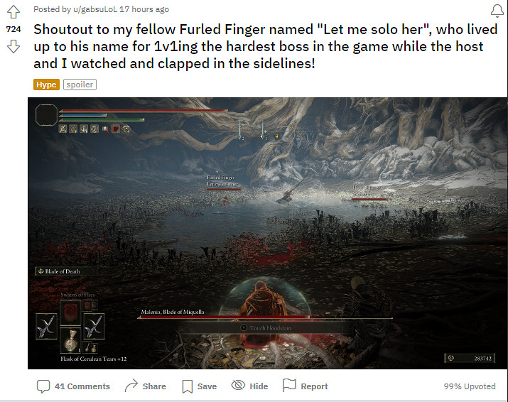 正義的使者《艾爾登法環》壺頭哥 專幫玩家單挑女武神 正義的使者《艾爾登法環》壺頭哥 專幫玩家單挑女武神